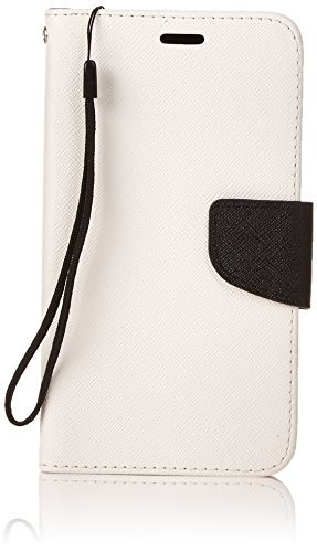 GSA Two-Tone Flip Wallet Case für Samsung Galaxy J7 (weiß/schwarz) - Bild 1 von 1