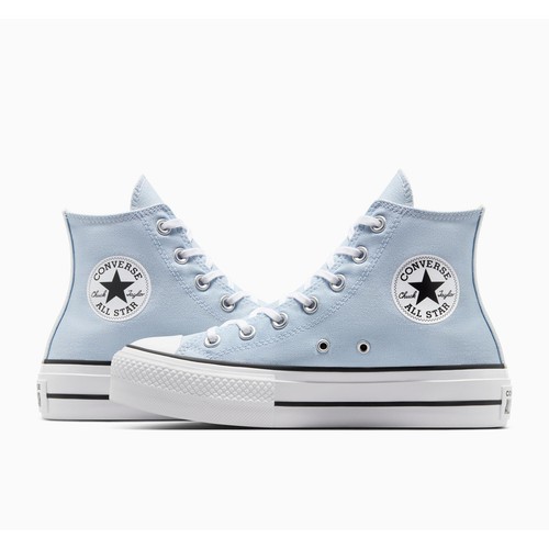 Sneaker alte con plateau Converse da donna Chuck Taylor nuove con etichette, blu Supermoon, 6US - Foto 3 di 7