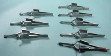 Lot of 8 Holzheimer Heiss Retractor 4X4 Sharp & Blunt Prongs 4" Self Retaining