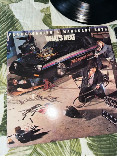 LOT 2 ALBUM VINYL LP Frank Marino & Mahogany Rush 70s Rock Autograph La Cage VG+ - Picture 2 of 11