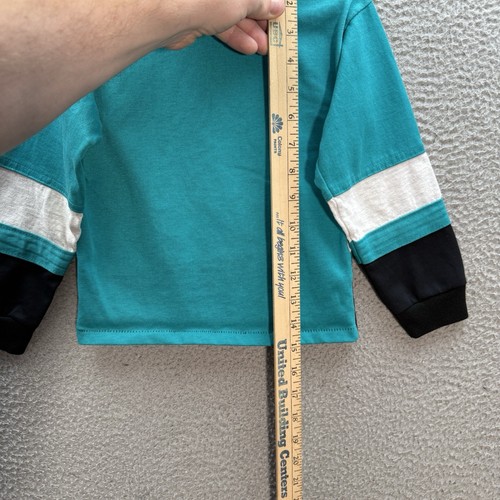 Vintage Score Board Shirt Boys Youth 4 Multicolor Crewneck Single Stitch 80s 90s - Picture 6 of 11