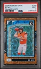 2024 Donruss Optic Bo Nix Rated Rookie Orange Scope #/79 PSA 9