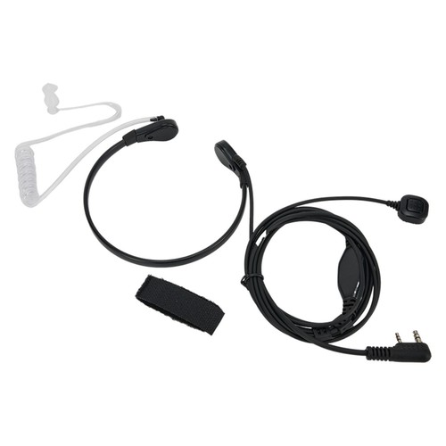 Mikrofon krtanny Zestaw słuchawkowy Finger PTT do Baofeng UV5R 888s BF-999 BF-666S - Zdjęcie 9 z 23