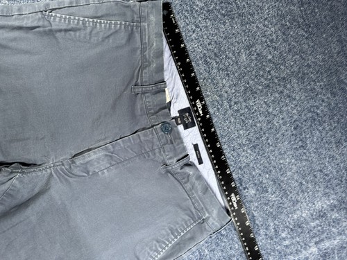 Pantalones para hombre J Crew azul lona 32/28 desteñidos chinos The Driggs - Imagen 3 de 11