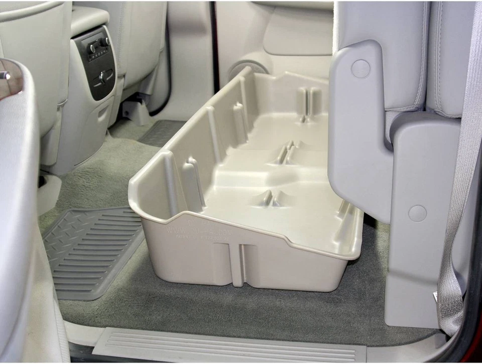 DU-HA Dark Grey Underseat Storage Case Fits 08-13 Silverado/Sierra Extended Cab - Image 4 of 4