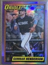 Gunnar Henderson 2025 Topps Chrome - 1990 Topps #90CB-3 Refractor