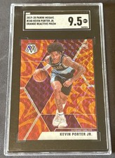 2019-20 Panini Mosaic Orange Reactive Prizm #248 Kevin Porter Jr SGC 9.5 MINT+