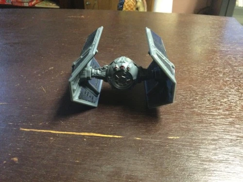 Vintage 1979 Star Wars Die Cast Darth Vader Tie Fighter Kenner Diecast Ship