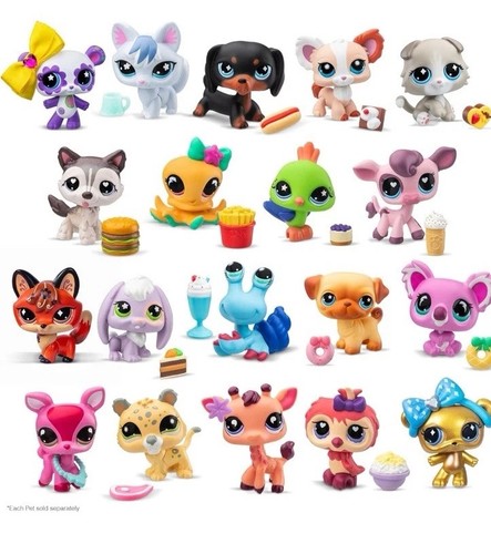 Littlest Pet Shop LPS Series 4 Full Set Of 18 w/ Case Gold Panda Dachshund - Picture 3 of 7