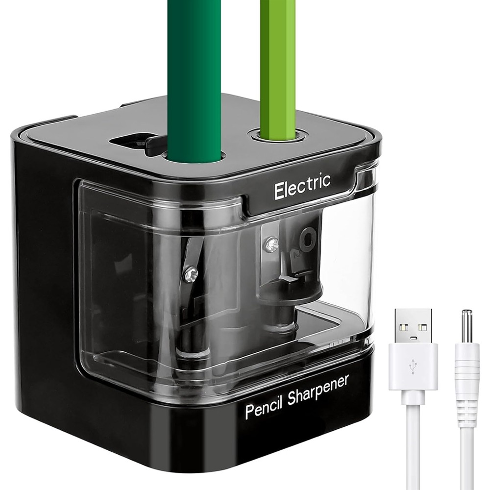 Electric Pencil Sharpener Automatic Desktop Pencil Sharpener Cutter Stationery