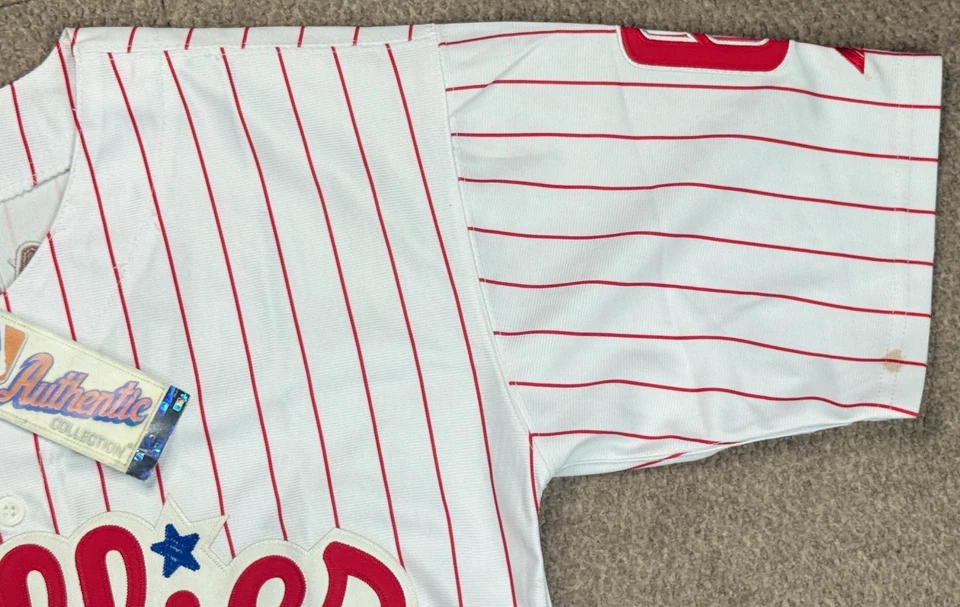 Majestic MLB Philadelphia Phillies #6 Ryan Howard Baseball Jersey Size 48 - Image 4 of 4