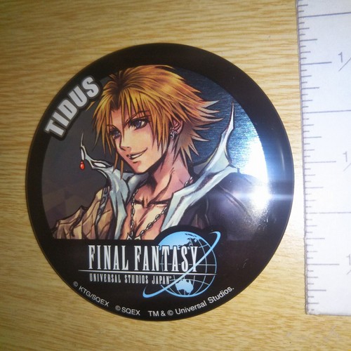 A68974 Final Fantasy Square Enix Universal Studios Japón Insignia de lata Tidus - Imagen 2 de 3