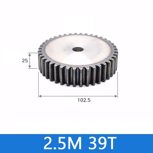 Engranaje de piñón Spur Gears 2.5 Mod engranaje de transmisión 12-100 dientes 45#engranaje plano de acero - Imagen 40 de 72