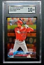2018 Topps Chrome Update Shohei Ohtani RC #HMT32 Rookie Debut SGC 10 GM Angels!