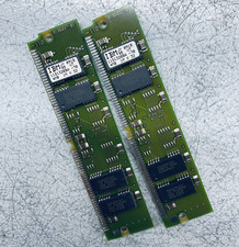 Pair IBM 4MB, 1Mx32 RAM Module 70ns SIMM Memory 72-pin, 11D1320BA, Fast Page FPM