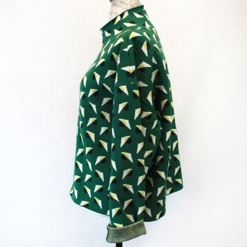 Anthropologie Maeve Carys boxy oversized sweater top green sweater top Medium - Picture 7 of 11