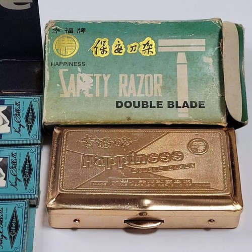 Vintage Set Razor Gillette Blue Blades 50 Razor Blade Original DE2023 Australia - Picture 10 of 19