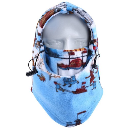 Men Women Tactical Balaclava Neck Warmer Fleece Full Face Mask Hood Ski Hat - Picture 23 of 26