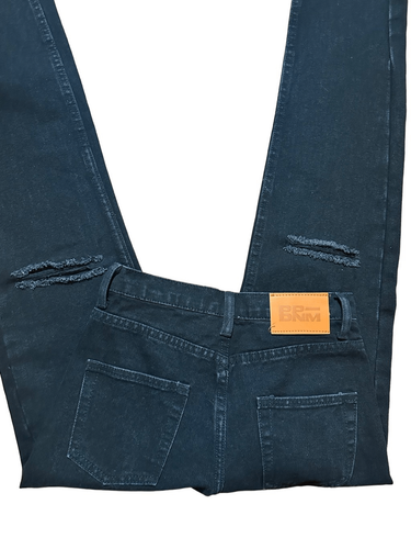 Vaqueros Princess Polly negros desgastados boyfriend fit tiro alto talla 2 - Imagen 6 de 10