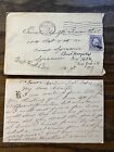 1918 Wwi Letter To Soldier 116 Lenox Ave Nyc “I went to Brooklyn” I have a cold