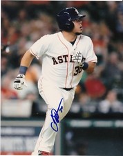 JUAN CENTENO  HOUSTON ASTROS 2017   ACTION SIGNED 8x10