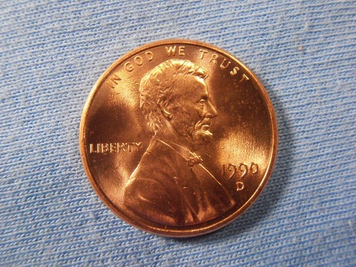 Centavo D Lincoln 1990 - Impresionante moneda de un hermoso rollo de bu, envío gratuito - Imagen 5 de 6