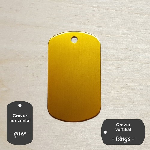 Hundemarke Erkennungsmarke groß inkl. Gravur, Farbauswahl - Bild 12 von 14