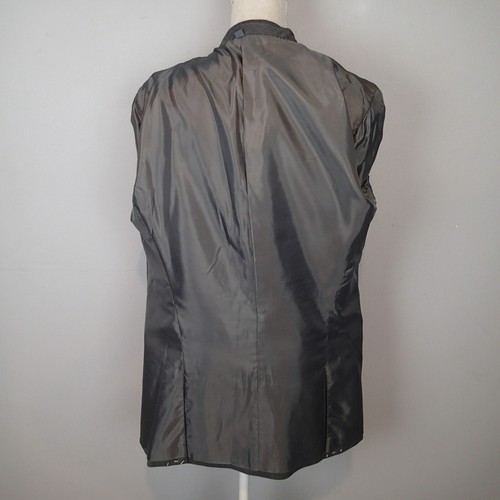 Bonobos Wool bl Blazer Sport Coat 40L Slim Grey Suit Jacket Stretch Two Button - Picture 9 of 13