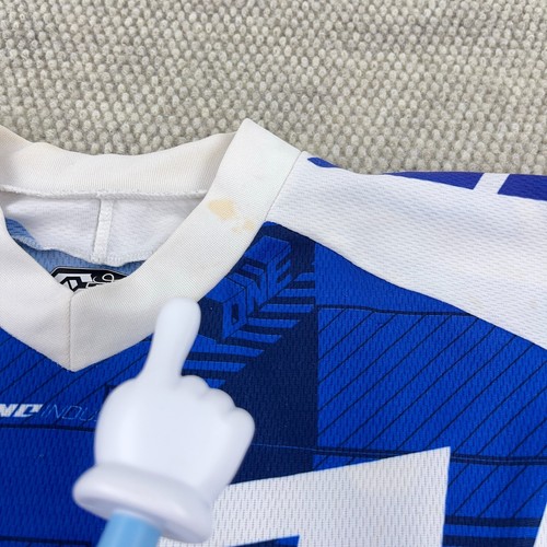 One Industries Jersey Men XXL Blue White Carbon Shirt Bike Motocross Adult * - Picture 7 of 20