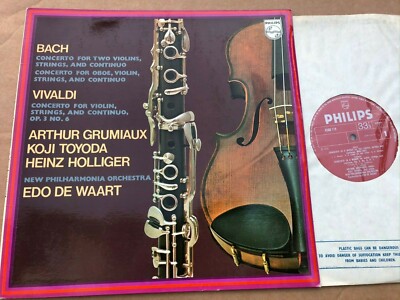 6500 119 Bach / Vivaldi / Grumiaux / Toyoda / Holliger / De Waart / NPO