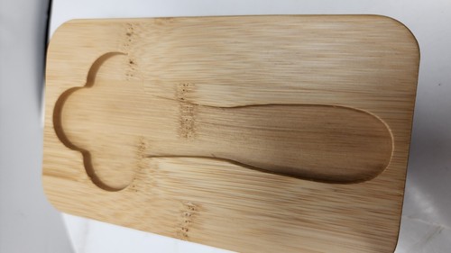 Ceramic Butter Dish Set With Bamboo Lid And Knife - Airtight Silicone Sealed - Picture 6 of 10