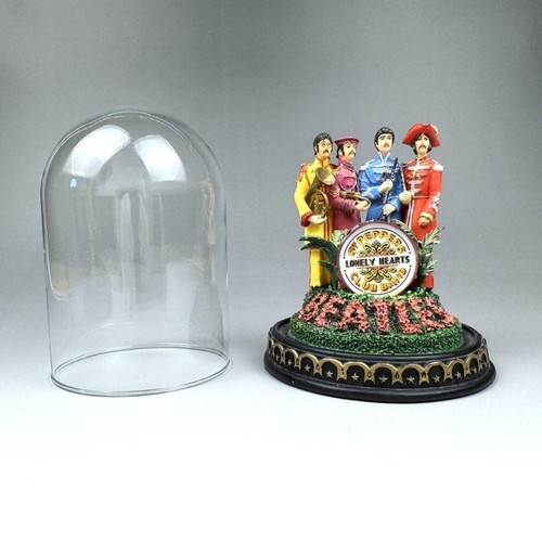 The Beatles Franklin Mint Musical Dome Sgt. Pepper Figure 1990s Rare 3043AK - Picture 2 of 10