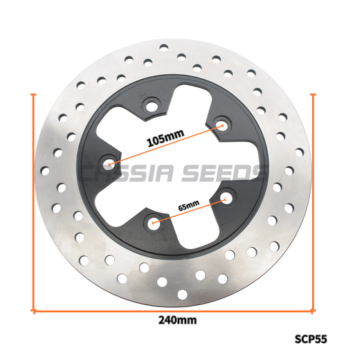 Motorcycle Rear Brake Disc for Suzuki GSF 600 Bandit GSF 1200 Bandit S - Bild 2 von 6