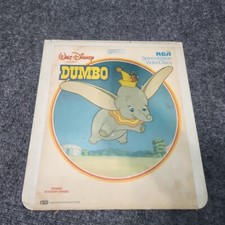 Walt Disney Dumbo 1982 Cartoon RCA CED Videodisc Selecta Vision