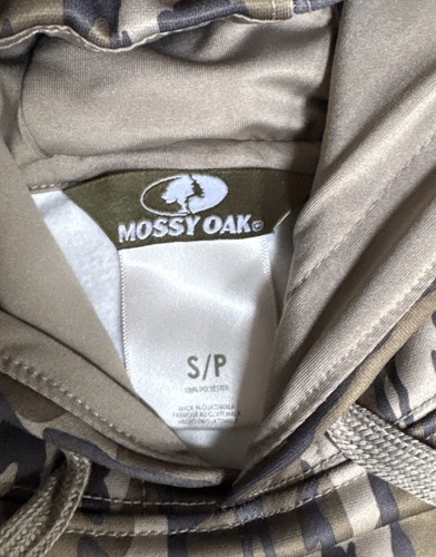 Mossy Oak~BOTTOMLAND~Camouflage Hunting Gear Fleece Hoodie Pullover Sweatshirt S - Picture 4 of 9