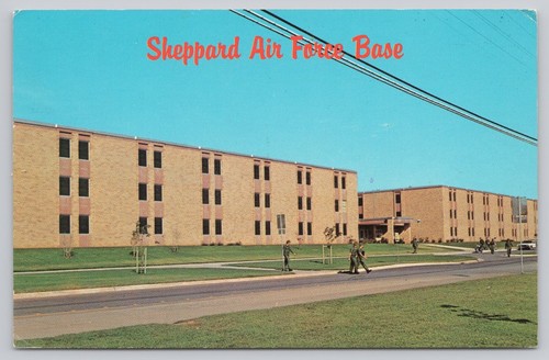 Sheppard Luftwaffenbasis White Hall Wichita County Texas Chrom Postkarte