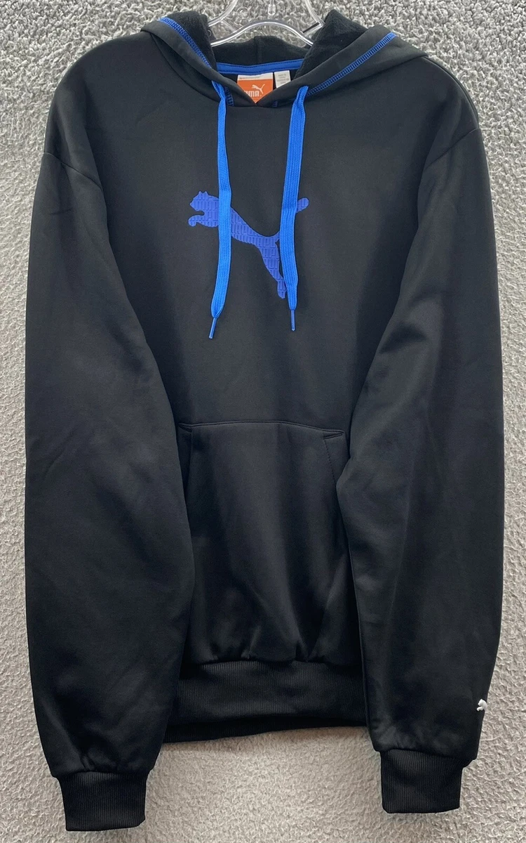 black and blue puma hoodie