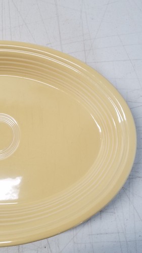 Homer Laughlin Fiesta Ware Oval Platter 13.5" Sunflower Yellow 1145 - Picture 4 of 5