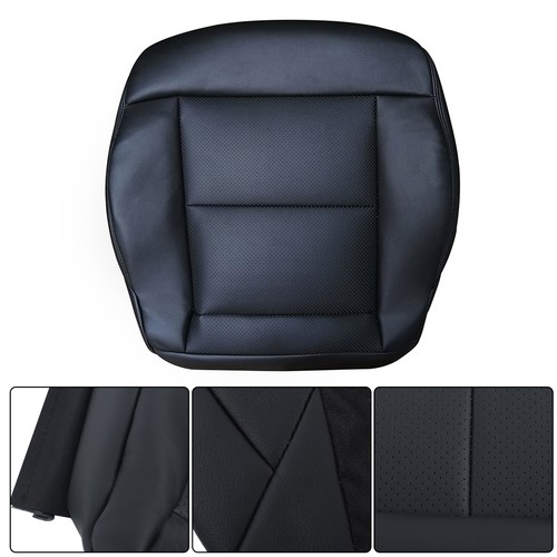 Cubierta de asiento inferior del conductor de cuero negra para Mercedes Benz Clase E E350 E550 10-14 - Imagen 10 de 12