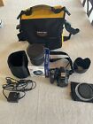 Sony Cyber-Shot Dsc-H50 9.1Mp Digital Cam Tele Lens Filter Remote Bag No Batt