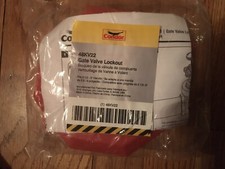 Condor Gate Valve Lockout Plastic Red 2-1/2" to 5" 48KV22
