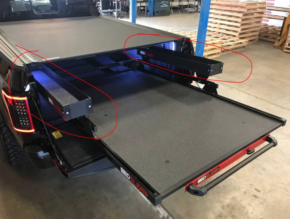 Bedslide Black Side Kix Bin Units Only (Not Bedslide Cargo Slide or Mini Bins) Foto 2 de 2