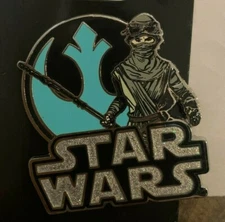 Disney Pins - Star Wars - Rey The Force Awakens Rebel Alliance Pin 111121