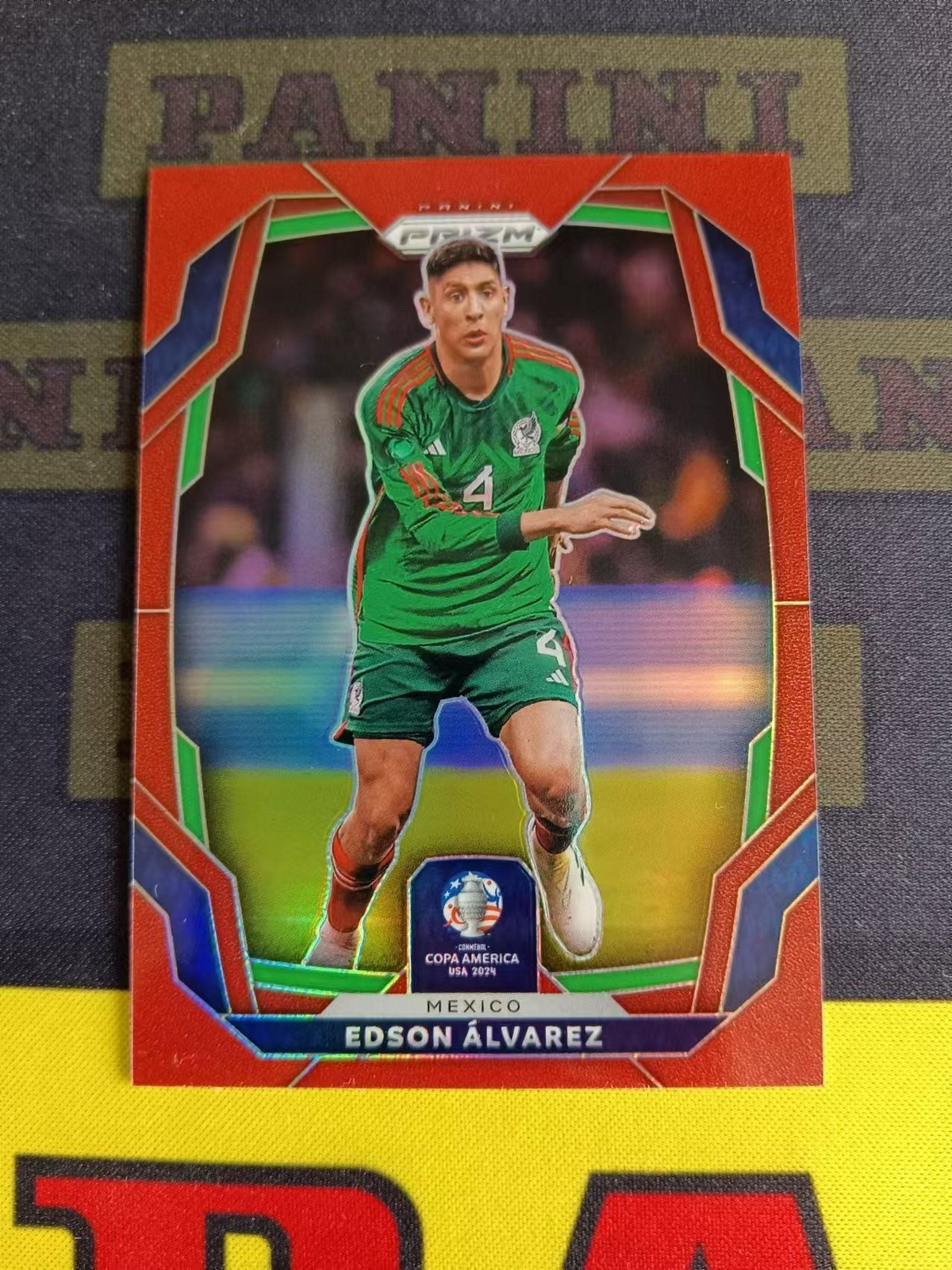 2024 Panini Prizm Copa America Edson Alvarez Red 148/199 West Ham United Mexico