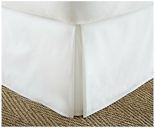 ienjoy Home IEH-BEDSKIRT-KING-WHITE Home Collection Pleated Bed Skirt, King, Whi - Picture 1 of 1