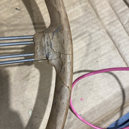 1949 - 1955 MG TD TF Banjo Steering Wheel OEM USED A21 - Picture 4 of 20
