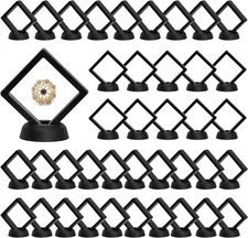 50x 3D Floating Coin Display Holder Stand For Challenge Coin Medallions Jewerly 