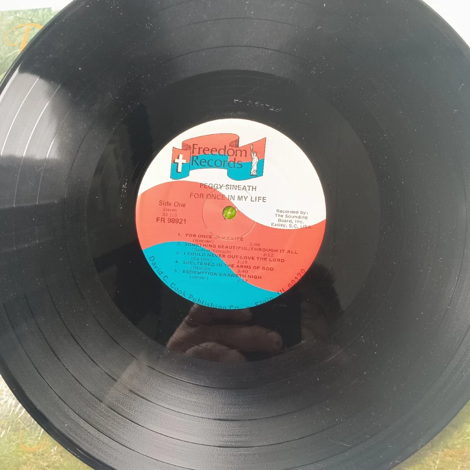 Peggy Sineath - For Once In My Life LP Freedom Records FR-98921 - Image 2 of 4