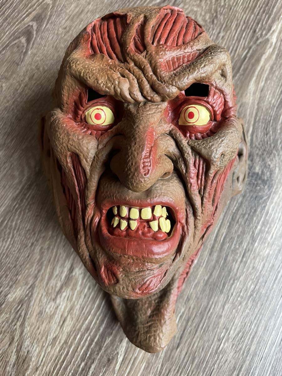 Vintage 1995 Halloween Mask New Line Prod. Freddy Krueger