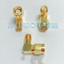 10PC FOR SMA male to SMA female Rf adapter Joint SMA-JKW 90° hole to needle